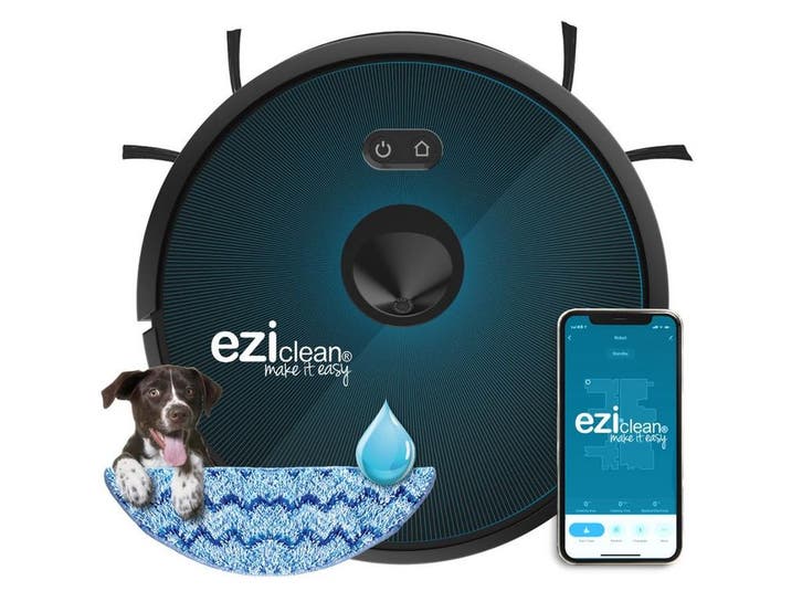 Eziclean Aqua Connect x650 - Robotstofzuiger met, Witgoed en Apparatuur, Stofzuigers, Zo goed als nieuw, Verzenden