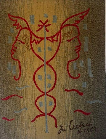 Jean Cocteau (1889-1963) - Le Caducee