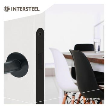Intersteel magneet cilinder dag- en nachtslot met zwarte, Verzenden, Nieuw