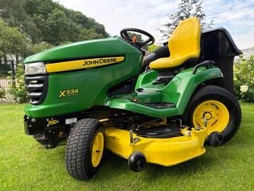 John Deere X534 met opvang(btw), Ophalen, Gebruikt, John Deere X534 