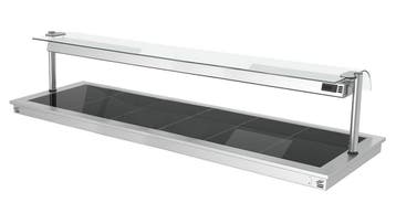 GGM Gastro | Inbouw warmhoudplaat RVS - met glazen oppervlak, Verzenden, Nieuw in verpakking