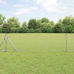 vidaXL Afrasteringspaal 52 pcs Grijs 3,2 x 3,2 x 80 cm, Verzenden, Nieuw