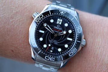 Horloge Omega Seamaster 300M James Bond 06/2020, Staal, Staal, Polshorloge, Ophalen of Verzenden