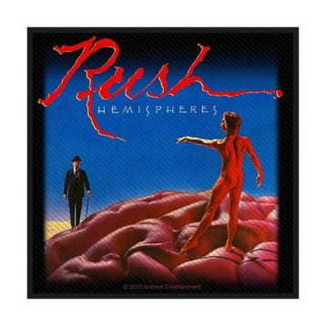 Rush Hemispheres patch officiële merchandise, Ophalen of Verzenden, Nieuw, Kleding