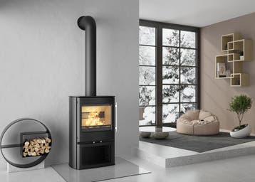 Houtkachel  Nordflam Asker (6,5 KW), Nieuw, Hout, Vrijstaand, Houtkachel