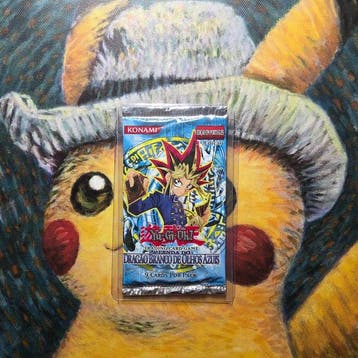 Konami - 1 Booster pack - Yu-Gi-Oh! - Blue Eyes White Dragon, Nieuw