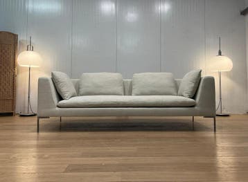NIEUW BB Italia Charles 3-Zits + GARANTIE NP €9.500, Huis en Inrichting, Banken | Bankstellen, 75 tot 100 cm, Ophalen of Verzenden