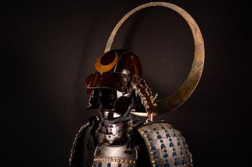 Yoroi - Edo-samuraiharnas - IJzer (gesmeed), Koper, Zijde,
