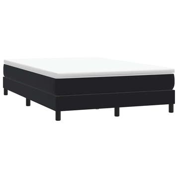 vidaXL Boxspring zonder matras fluweel zwart 160x210 cm, Huis en Inrichting, Slaapkamer | Bedden, Verzenden, Nieuw, Zwart, Stof