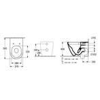 Toilet Villeroy & Boch Subway 3.0 Staand 59.5x37x40 cm Wit, Ophalen of Verzenden, Nieuw