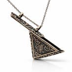 Zilver - Amulet - Spiritueel talisman, Antiek en Kunst