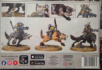 Space Wolves Thunderwolf Cavalry (Warhammer Nieuw), Ophalen of Verzenden, Nieuw