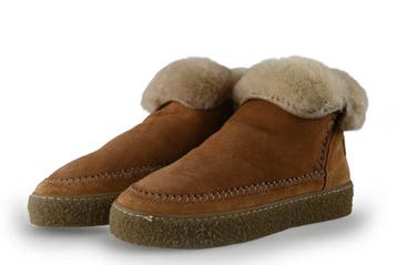 Shabbies Amsterdam Enkellaarzen in maat 38 Cognac, Overige kleuren, Shabbies Amsterdam, Verzenden, Lage of Enkellaarzen