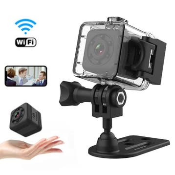 Mini camera draadloos babyfoon WIFI Android Iphone IP video, Verzenden, Nieuw