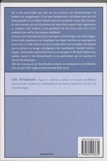 Dementie 9789064453632 E. Stroobants, Verzenden, Gelezen, E. Stroobants