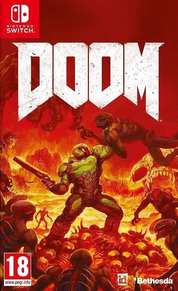 DOOM (Nintendo Switch), Spelcomputers en Games, Games | Nintendo Switch, Gebruikt, Vanaf 12 jaar, Verzenden