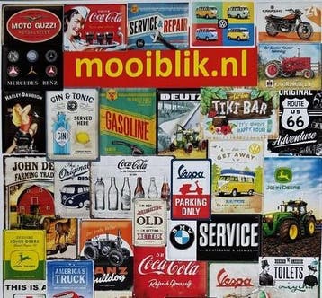 Metalen reclame borden koop je bij mooiblik, Ophalen of Verzenden, Nieuw