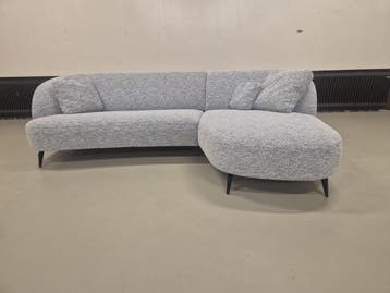 30% KORTING - SHOWROOM OUTLET - MONTEL SNAKE - GRIJS - SALE, 250 tot 300 cm, Montel hoekbank, snake, korting, outlet, showroom, nieuw, design