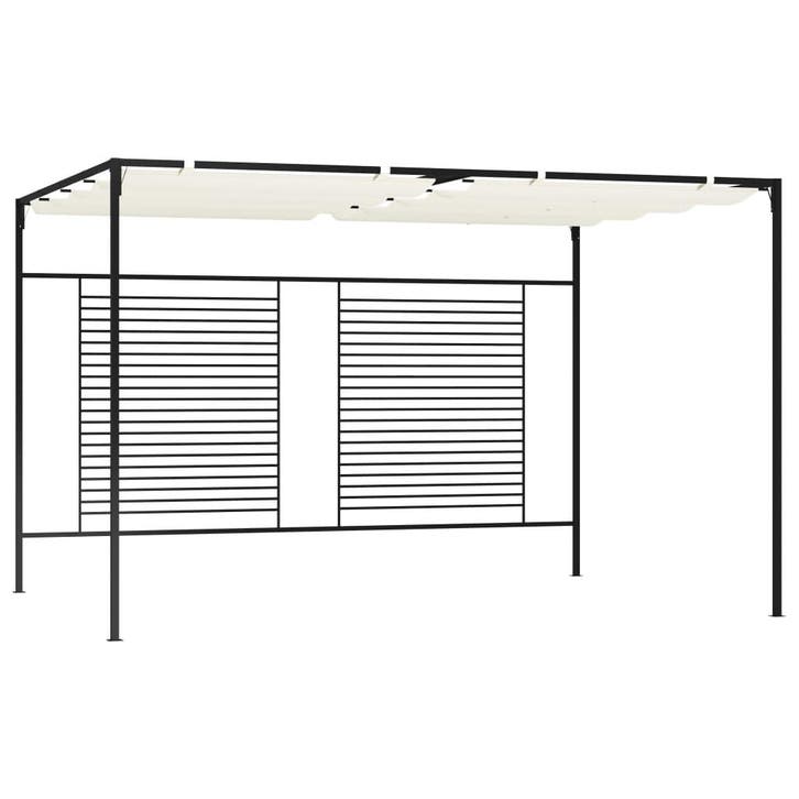 vidaXL Prieel met uittrekbaar dak 180 g/m² 3x4x2,3 m, Tuin en Terras, Partytenten, Nieuw, Verzenden