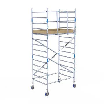 ALX rolsteiger 135 x 5,2m WH met voorloopleuning, Doe-het-zelf en Verbouw, Verzenden, Nieuw, Rolsteiger of Kamersteiger, 5 meter of hoger
