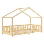 Kinderbed Treviolo met uitvalbeveiliging 90x200 cm houtkleur, Verzenden, Nieuw