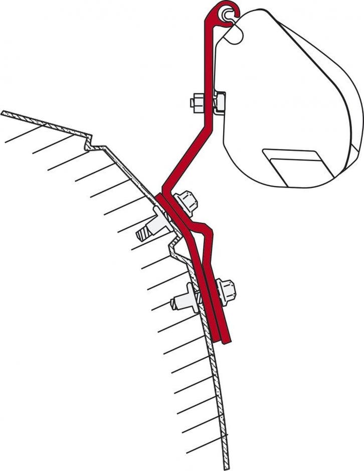Fiamma VW T4/T4 Lift Roof Kit H1-L1/L2 1990-2003 F35, Caravans en Kamperen, Tenten, Nieuw