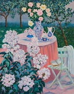 Contemporary spanish school (XX) - NO RESERVE - Flowers in