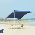 Strandtent Bernheze zonbescherming 200x200x170 cm blauw pro., Verzenden, Nieuw