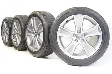Audi Q2 18 inch velgen + Zomerbanden Bridgestone Origineel, Auto-onderdelen, Banden en Velgen, 18 inch, Gebruikt, Velg(en), Ophalen of Verzenden