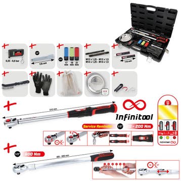 KS Tools Wielwisselset 1/2 Momentsleutel 20-200Nm –, Verzenden, Nieuw