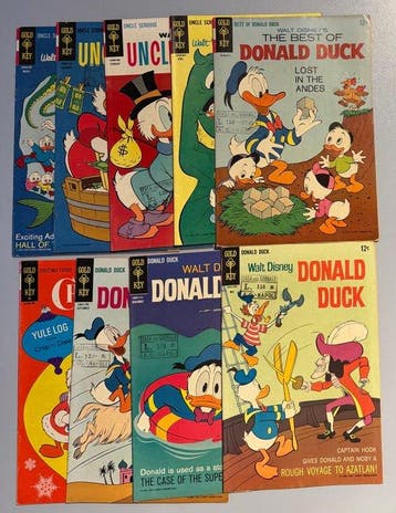 Uncle Scrooge #68, 72, 73, 74 - Donald Duck #115, 116, 119 e, Nieuw