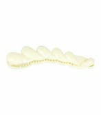 Haarspeld bananenklem - Staartklem druppel vorm 11cm - Crème, Nieuw