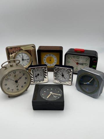 Tafelklok (8) - lotto orologi da tavolo lot desk clock -