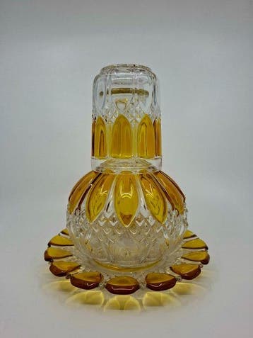 Art Deco Toiletset (3) - Val Saint Lambert - Glas -
