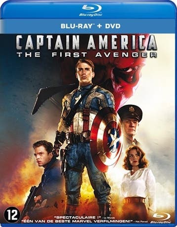 Captain America the First Avenger (Blu-ray + DVD) (Blu-ray), Cd's en Dvd's, Blu-ray, Verzenden, Gebruikt