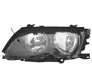 BMW E46 02-05 Sedan/Break Chrome Koplamp Links (Koplampen), Verzenden, Nieuw