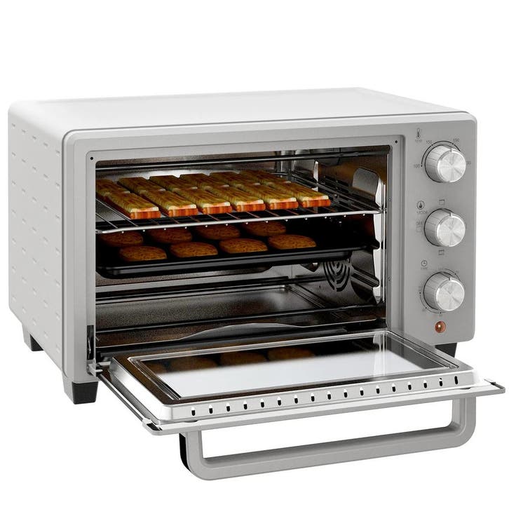 TRUUSK Kleine Oven 21L - 100°C-230°C - 1 Uur Timer - 3 Kookm, Witgoed en Apparatuur, Waterkokers, Nieuw, Verzenden