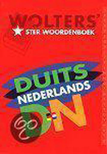 Wolters sterwoordenboek Duits-Nederlands / Wolters ster, Boeken, Woordenboeken, Verzenden, Gelezen