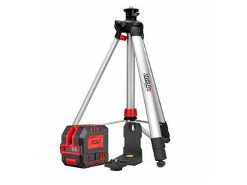 Veiling - Levelfix kruislijnlaser groen set met statief CL12, Nieuw
