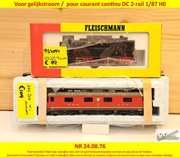 Gelijkstroom modeltreinen 2dehands Roco Fleischmann Trix, Ophalen of Verzenden, Gebruikt, Gelijkstroom, Overige merken