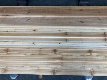 Zweeds rabat-planken-schutting-Red Cedar-12/24x170mm, Ophalen, Minder dan 25 mm, Nieuw, Plank