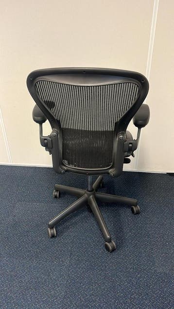 Herman Miller Aeron - Scherpe Prijs - Refurbished, Huis en Inrichting, Verzenden, Zwart, Zo goed als nieuw, Bureaustoel