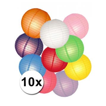 Pakket met gekleurde lampionnen - Lampionnen, Verzenden, Nieuw