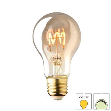 E27 LED lamp spiraal | 4 watt | 2100K extra warm | Dimbaar, 30 tot 60 watt, Led-lamp, Verzenden, Nieuw