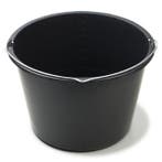 Emmer | Toolland | 20 liter (LDPE, Zwart), Verzenden, Nieuw