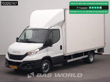 Iveco Daily 35C16 3.0L Laadklep Dubbellucht Bakwagen 160PK M, Stof, Gebruikt, Euro 6, Iveco