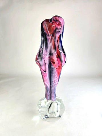 sculptuur, Scultura Busto Sommerso Calcedonio - 41 cm -