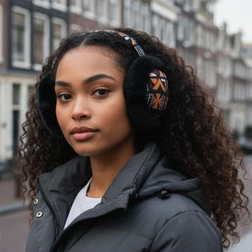 Afrikaanse Print Oorwarmers / Earmuffs - Inklapbaar Wintermo, Ophalen of Verzenden, Nieuw