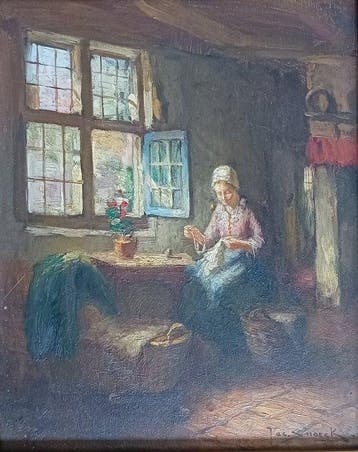Jacques (Jacob Cornelis) Snoeck (Dutch 1881-1921) - Woman