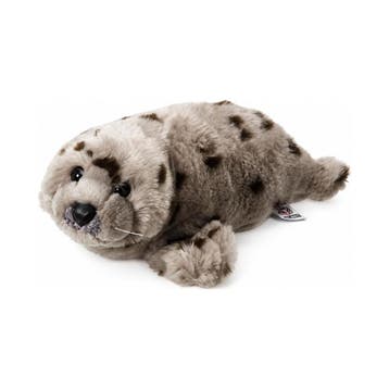 Nature Planet zeehond knuffel - pluche - grijs met stippen, Verzenden, Nieuw
